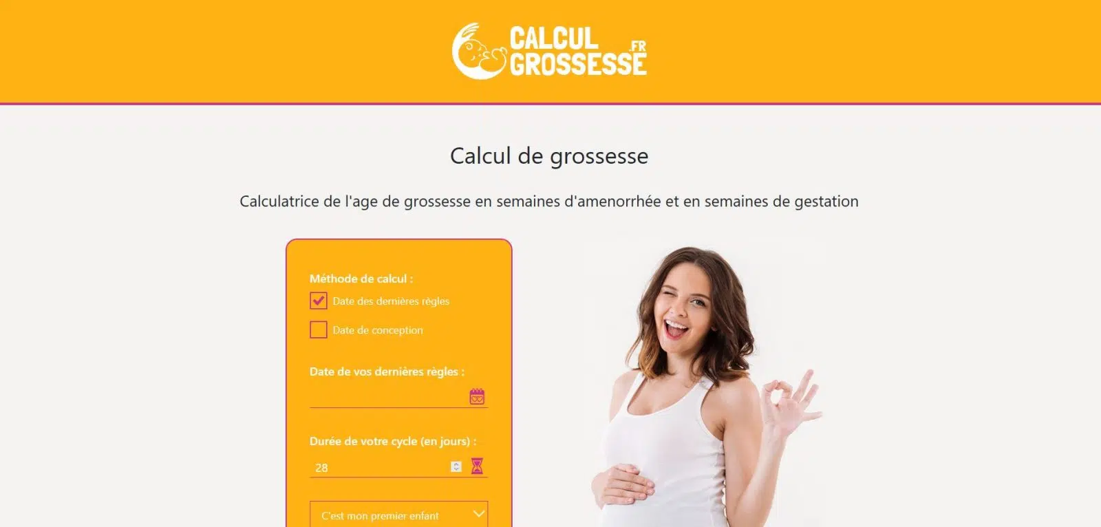 Calcul grossesse : un calculateur en ligne gratuit utile